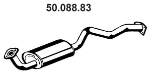 Silencieux arrière EBERSPÄCHER 50.088.83