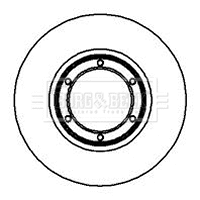Disque de frein BORG & BECK BBD4840