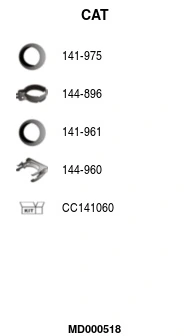 Catalyseur FA1 MD000518