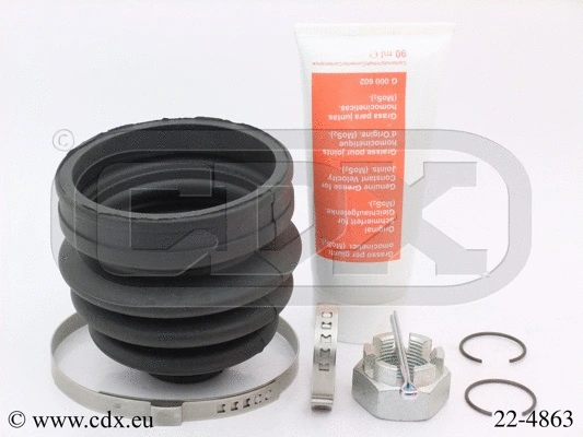 Jeu de joints-soufflets, arbre de commande CDX 22-4863