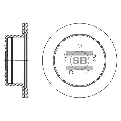 Disque de frein Hi-Q SD1129