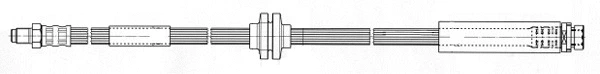 Flexible de frein CEF 512554