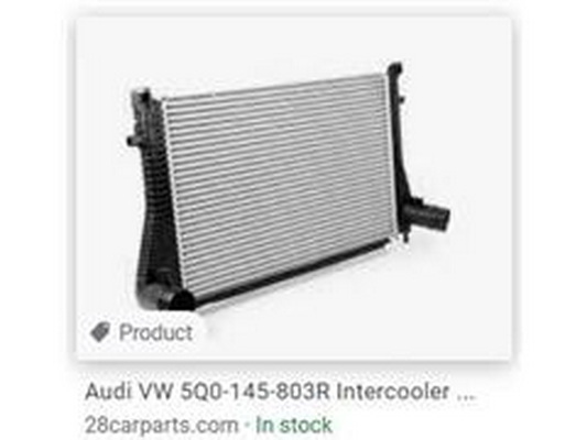 Refroidisseur d'air de suralimentation ZPY 5Q0 145 803 K