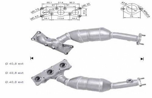Catalyseur VEGAZ GmbH BK-842
