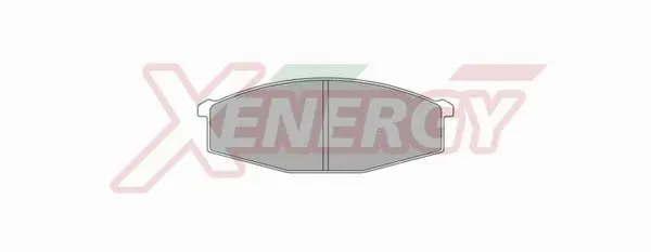 Kit de plaquettes de frein, frein à disque AP XENERGY X40174