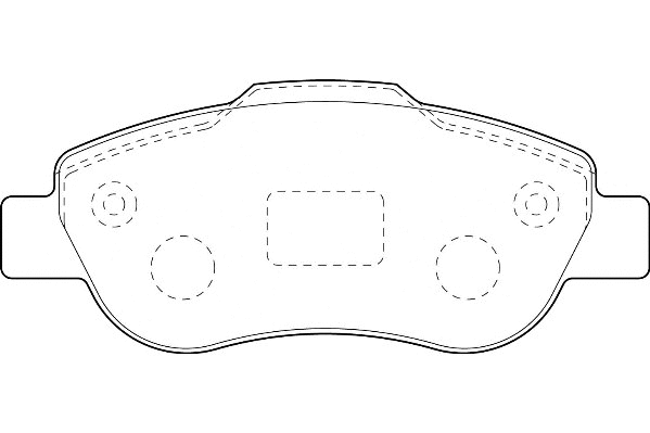 Kit de plaquettes de frein, frein à disque Omnicraft 2134894
