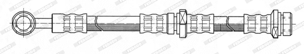 Flexible de frein FERODO FHY3086