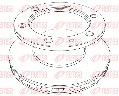 Disque de frein REMSA NCA1212.20