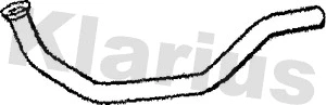 Tuyau d'échappement KLARIUS 130154
