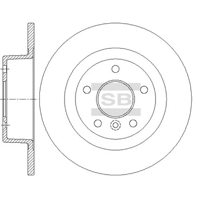 Disque de frein Hi-Q SD6201