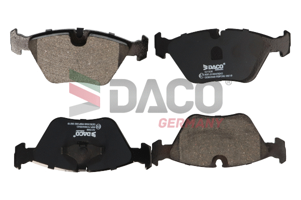 Kit de plaquettes de frein, frein à disque DACO Germany 321508