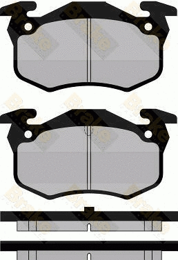 Kit de plaquettes de frein, frein à disque Brake ENGINEERING PA446