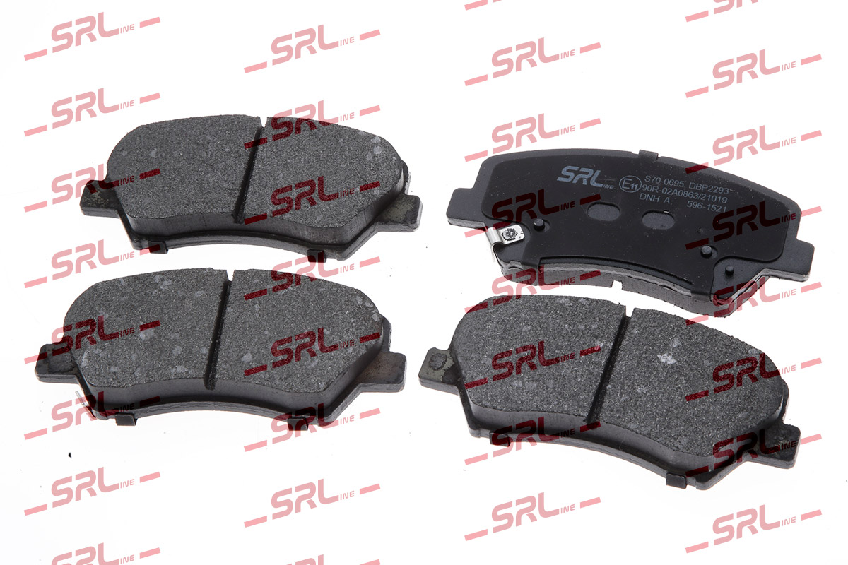 Kit de plaquettes de frein, frein à disque SRLine S70-0695