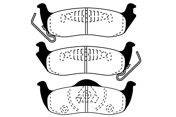 Kit de plaquettes de frein, frein à disque RAICAM RA.0268.0