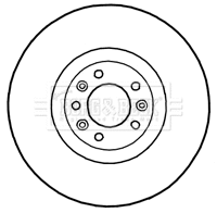 Disque de frein BORG & BECK BBD5774S