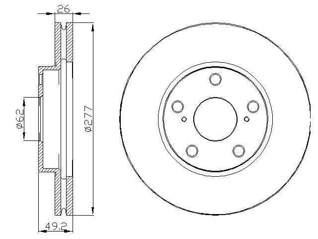Disque de frein DEEVO BD36820