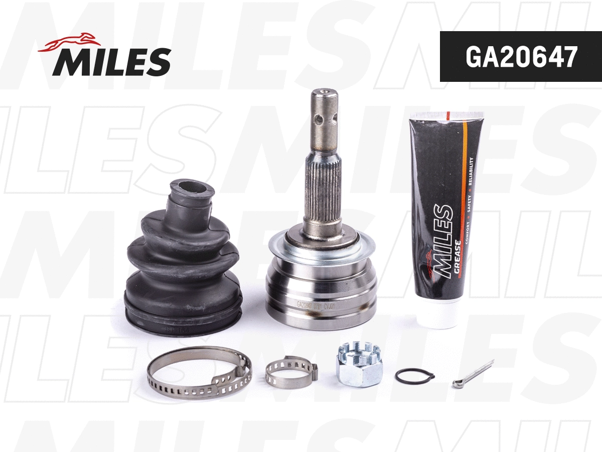 Jeu de joints, arbre de transmission MILES GA20647