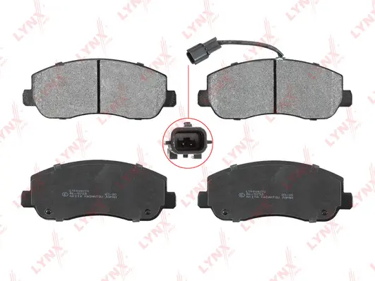 Kit de plaquettes de frein, frein à disque LYNXAUTO BD-5753