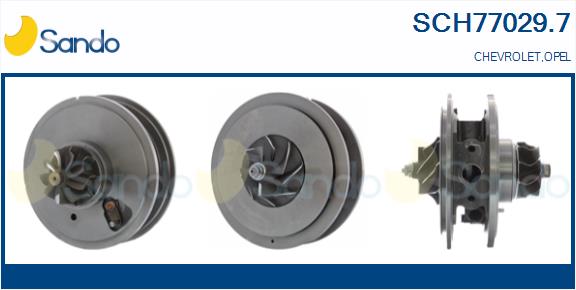 Groupe carter, turbocompresseur SANDO SCH77029.7