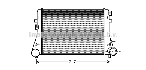 Refroidisseur d'air de suralimentation PRASCO VNA4306