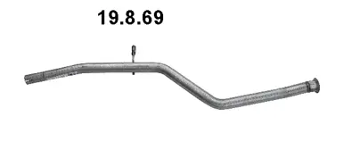 Tuyau d'échappement EBERSPÄCHER 19.8.69