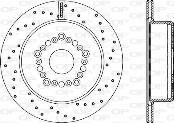 Disque de frein OPEN PARTS BDRS1568.25