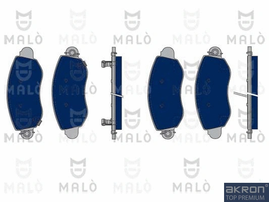 Kit de plaquettes de frein, frein à disque AKRON-MALÒ 1050390