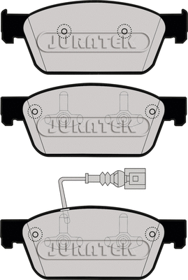Kit de plaquettes de frein, frein à disque JURATEK JCP8043
