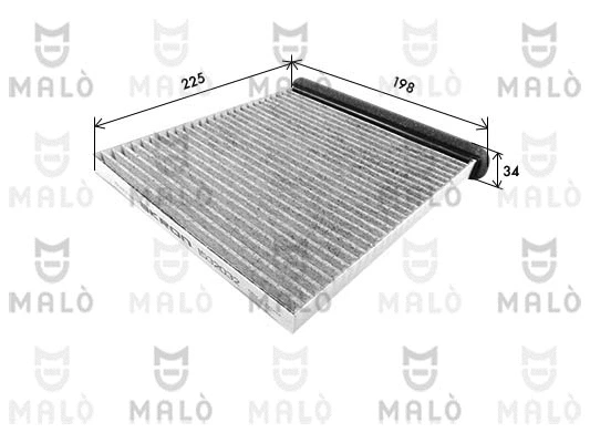 Filtre, air de l'habitacle AKRON-MALÒ 1532032