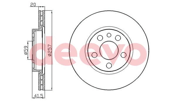 Disque de frein DEEVO BD31840