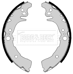 Jeu de mâchoires de frein BORG & BECK BBS6387