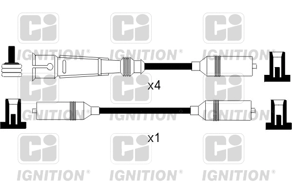 Kit de câbles d'allumage QUINTON HAZELL XC440