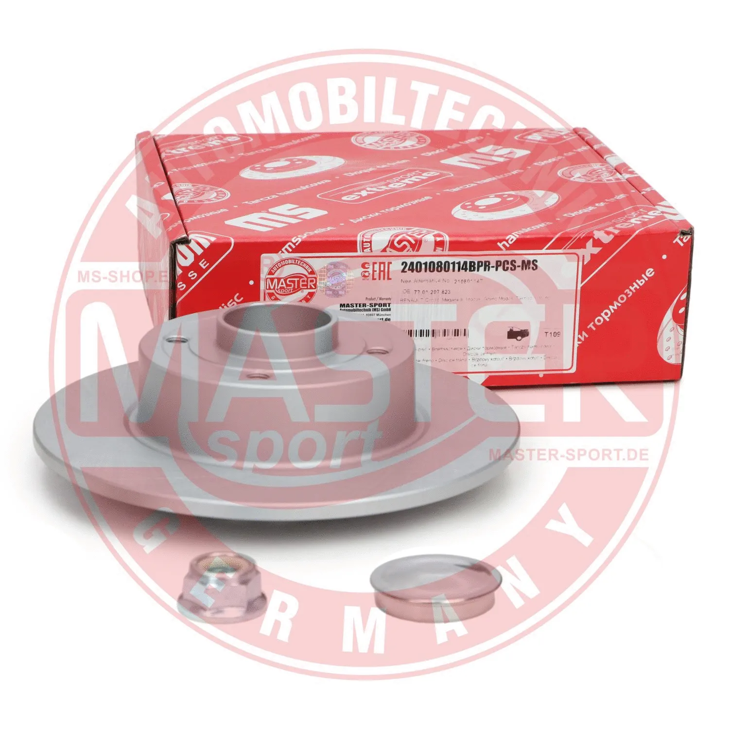 Disque de frein MASTER-SPORT GERMANY 2401080114BPR-PCS-MS
