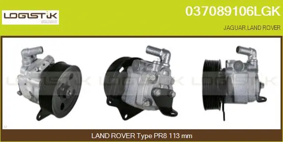 Pompe hydraulique, direction LGK 037089106LGK