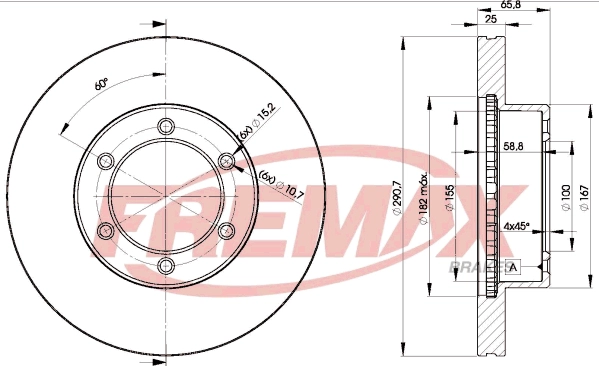 Disque de frein FREMAX BD-3520