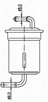 Filtre à carburant Azumi FSP25052