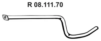 Tuyau d'échappement EBERSPÄCHER 08.111.70