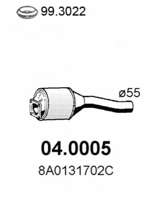 Catalyseur ASSO 04.0005