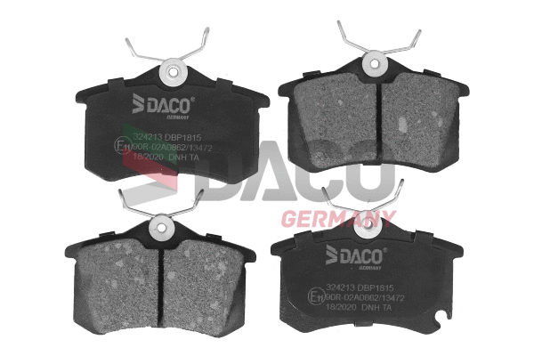 Kit de plaquettes de frein, frein à disque DACO Germany 324213