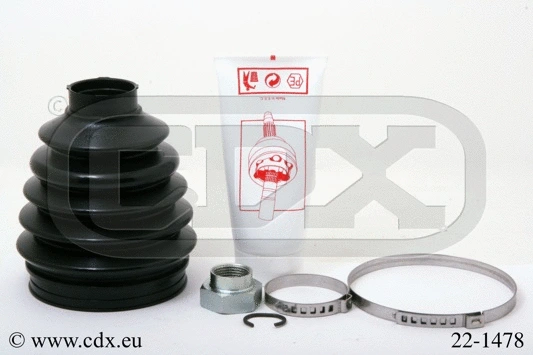 Jeu de joints-soufflets, arbre de commande CDX 22-1478