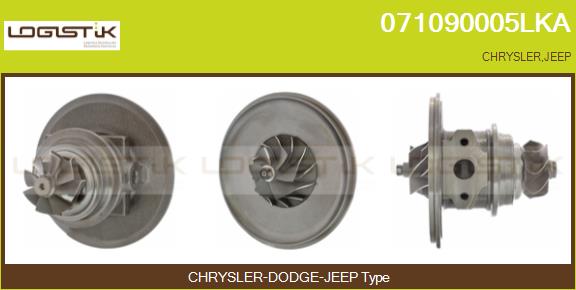 Groupe carter, turbocompresseur LGK 071090005LKA