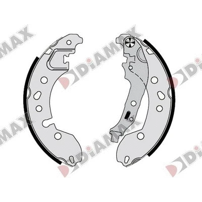 Jeu de mâchoires de frein DIAMAX N01405