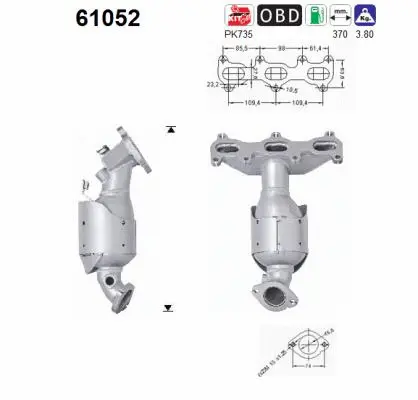 Catalyseur AS 61052