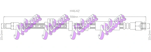 Flexible de frein KAWE H4642