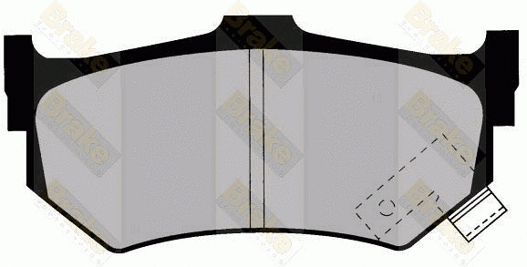 Kit de plaquettes de frein, frein à disque Brake ENGINEERING PA370