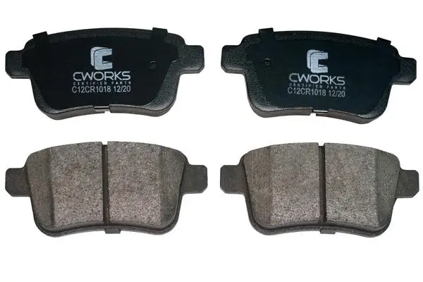 Kit de plaquettes de frein, frein à disque CWORKS C12CR1018