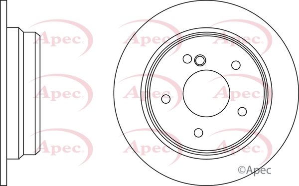 Disque de frein APEC DSK626