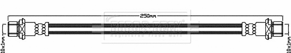 Flexible de frein BORG & BECK BBH8066