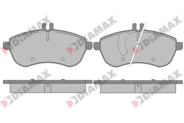 Kit de plaquettes de frein, frein à disque DIAMAX N09121