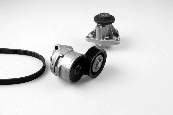 Pompe à eau+Jeu de courroie trapézoïdale à nervures GK K980743A